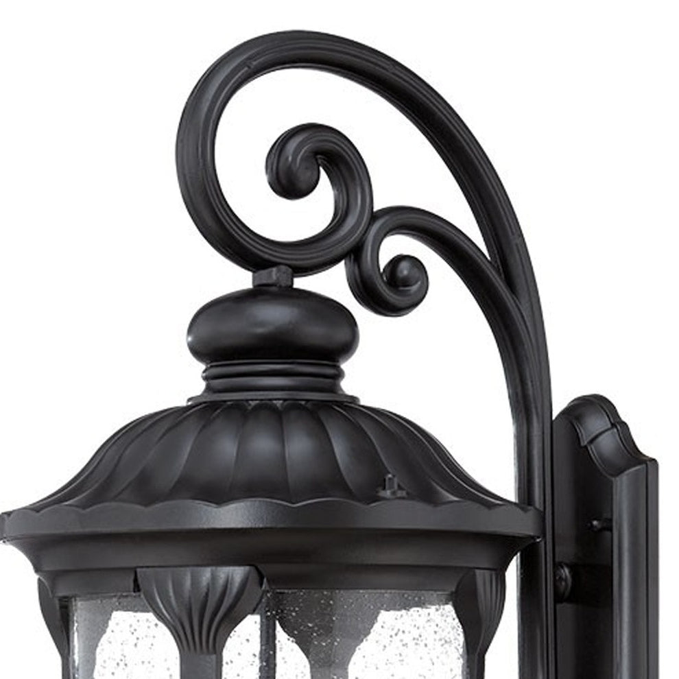 Laurens 3-Light Matte Black Wall Light By Homeroots - 398357 | Wall Lamps | Modishstore - 3