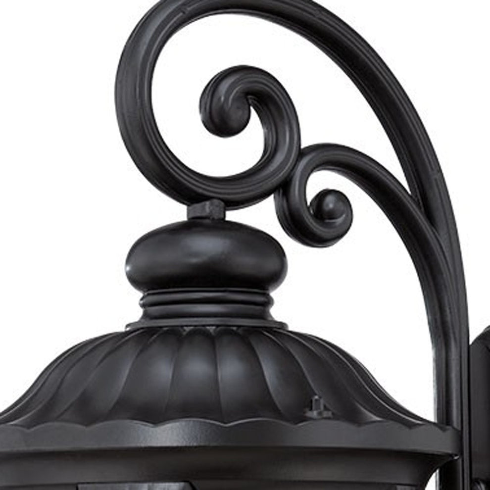 Laurens 3-Light Matte Black Wall Light By Homeroots - 398357 | Wall Lamps | Modishstore - 4