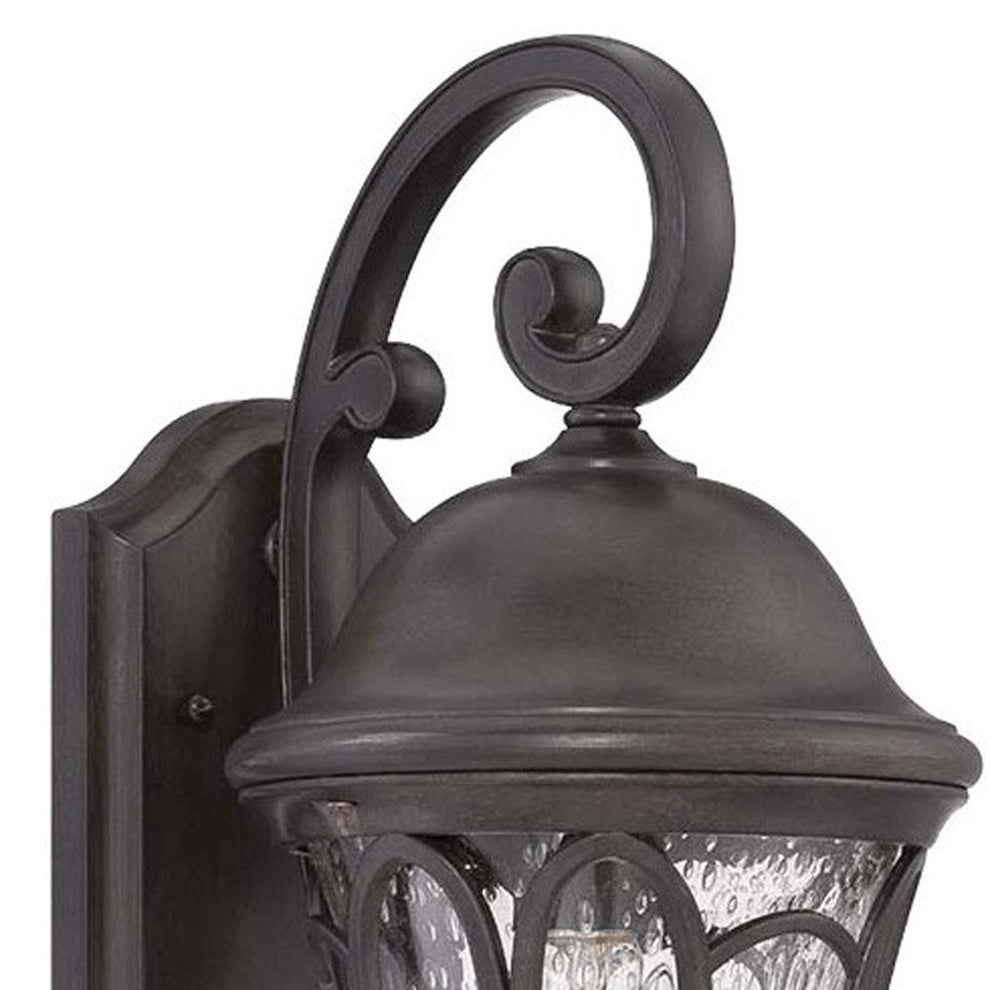 XL Matte Black Tapered Goblet Wall Light By Homeroots | Wall Lamps | Modishstore - 3