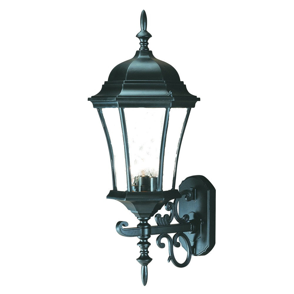 Matte Black Ornamental Carousel Lantern Wall Light By Homeroots | Wall Lamps | Modishstore