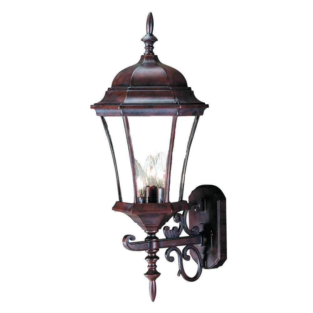 Dark Brown Ornamental Carousel Lantern Wall Light By Homeroots | Wall Lamps | Modishstore