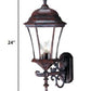 Dark Brown Ornamental Carousel Lantern Wall Light By Homeroots | Wall Lamps | Modishstore - 2