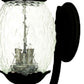Lanai 3-Light Matte Black Wall Light By Homeroots - 398406