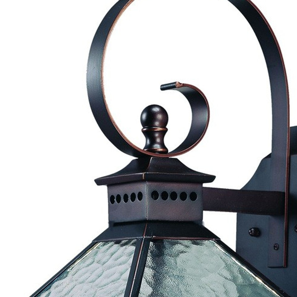 Bay Street 3-Light Architectural Bronze Wall Light By Homeroots | Wall Lamps | Modishstore - 4