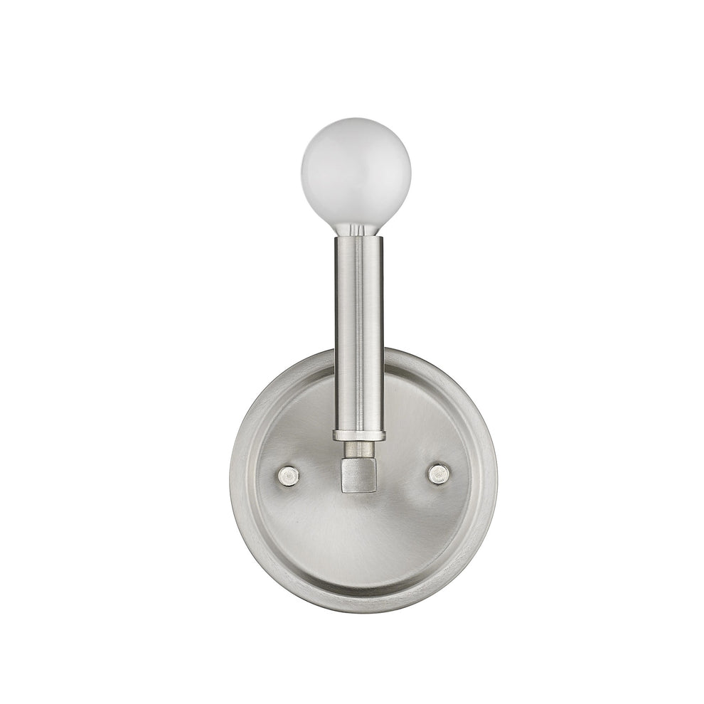 One Light Silver Wall Sconce By Homeroots | Sconces | Modishstore - 3