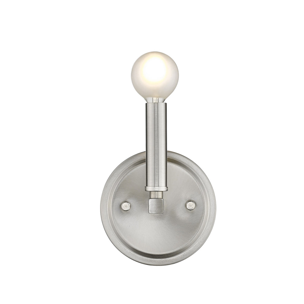One Light Silver Wall Sconce By Homeroots | Sconces | Modishstore - 4