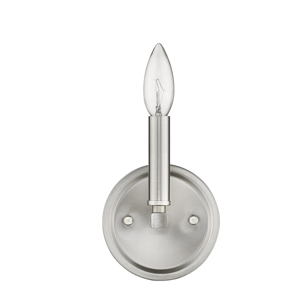 One Light Silver Wall Sconce By Homeroots | Sconces | Modishstore - 5