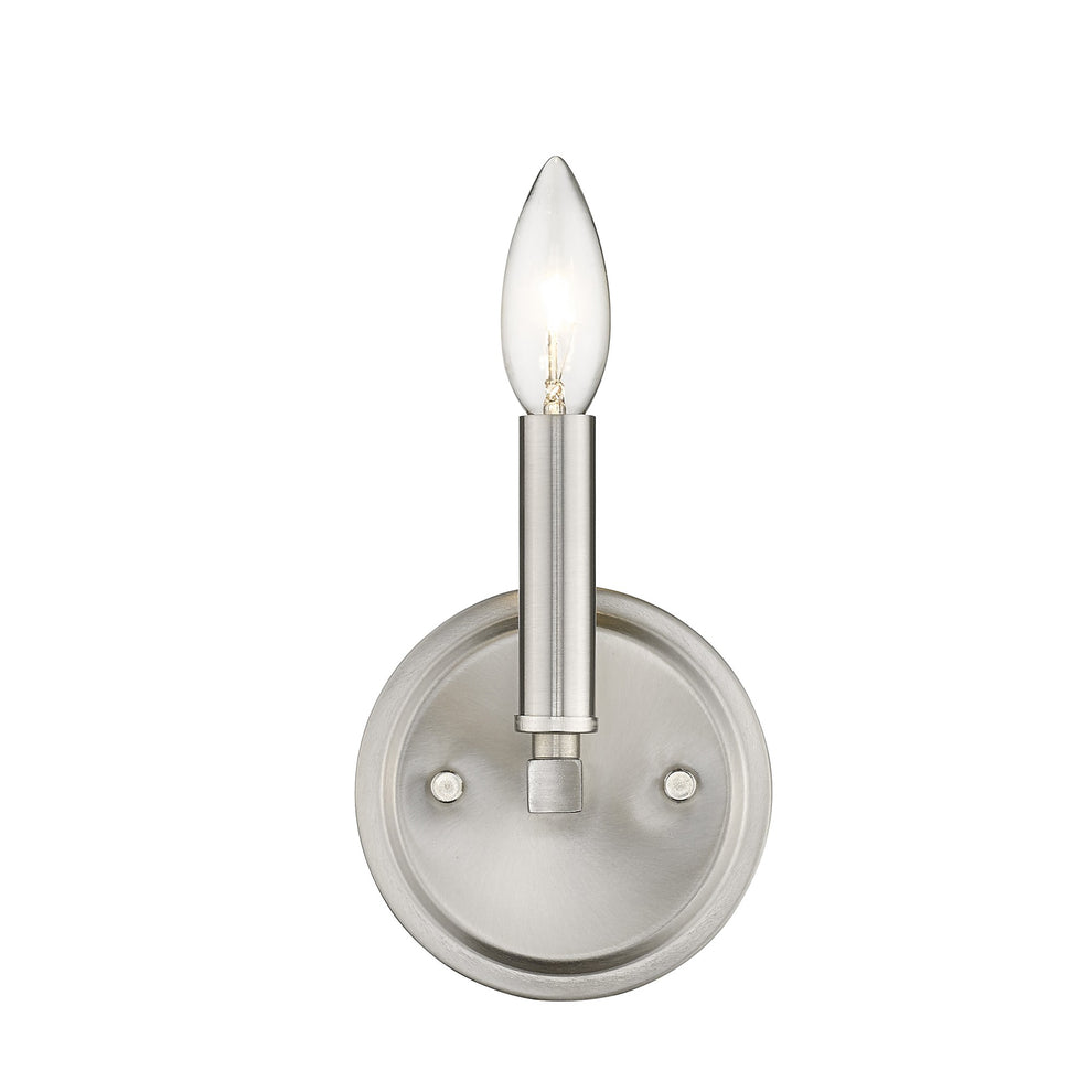 One Light Silver Wall Sconce By Homeroots | Sconces | Modishstore - 6