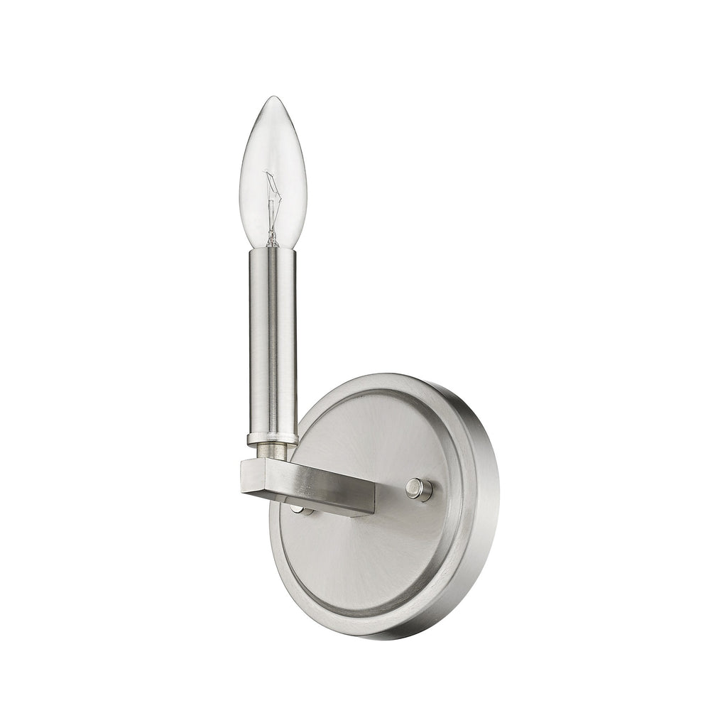 One Light Silver Wall Sconce By Homeroots | Sconces | Modishstore - 7