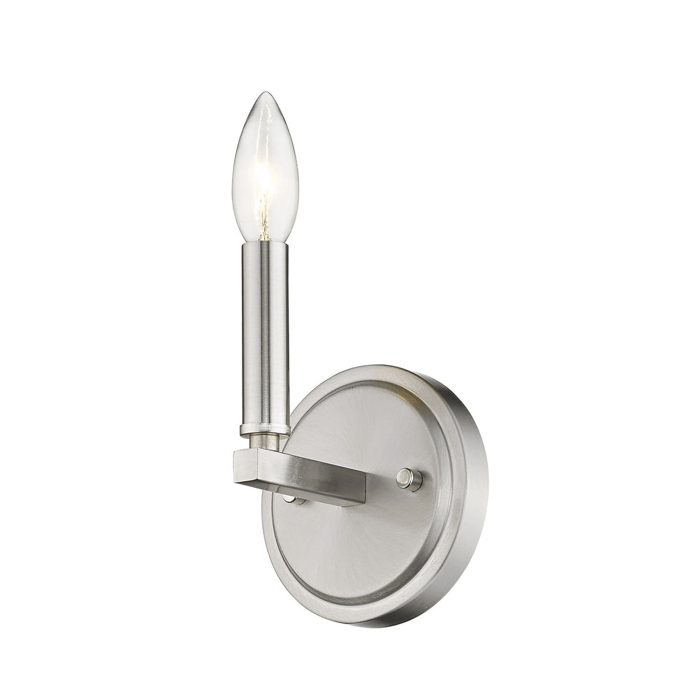 One Light Silver Wall Sconce By Homeroots | Sconces | Modishstore - 8