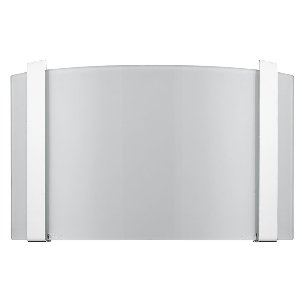 Polished Chrome Wall Sconce with Frosted Glass Shade By Homeroots | Sconces | Modishstore - 3