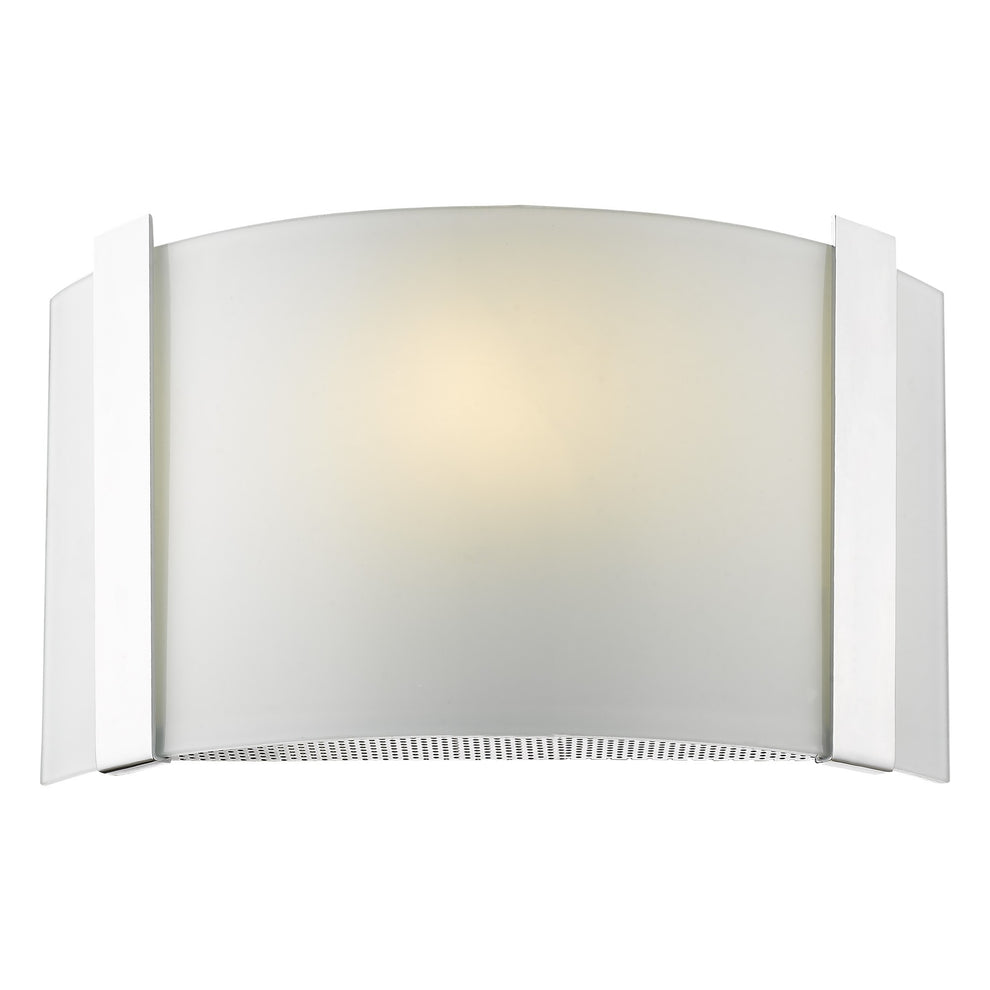 Polished Chrome Wall Sconce with Frosted Glass Shade By Homeroots | Sconces | Modishstore - 6