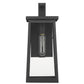 Black Contempo Elongated Outdoor Wall Light By Homeroots | Wall Lamps | Modishstore - 3