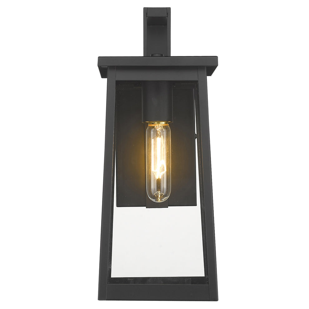 Black Contempo Elongated Outdoor Wall Light By Homeroots | Wall Lamps | Modishstore - 4