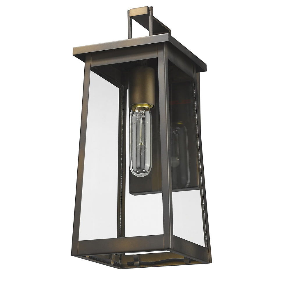 Burnished Bronze Contempo Elongated Outdoor Wall Light By Homeroots | Wall Lamps | Modishstore - 2