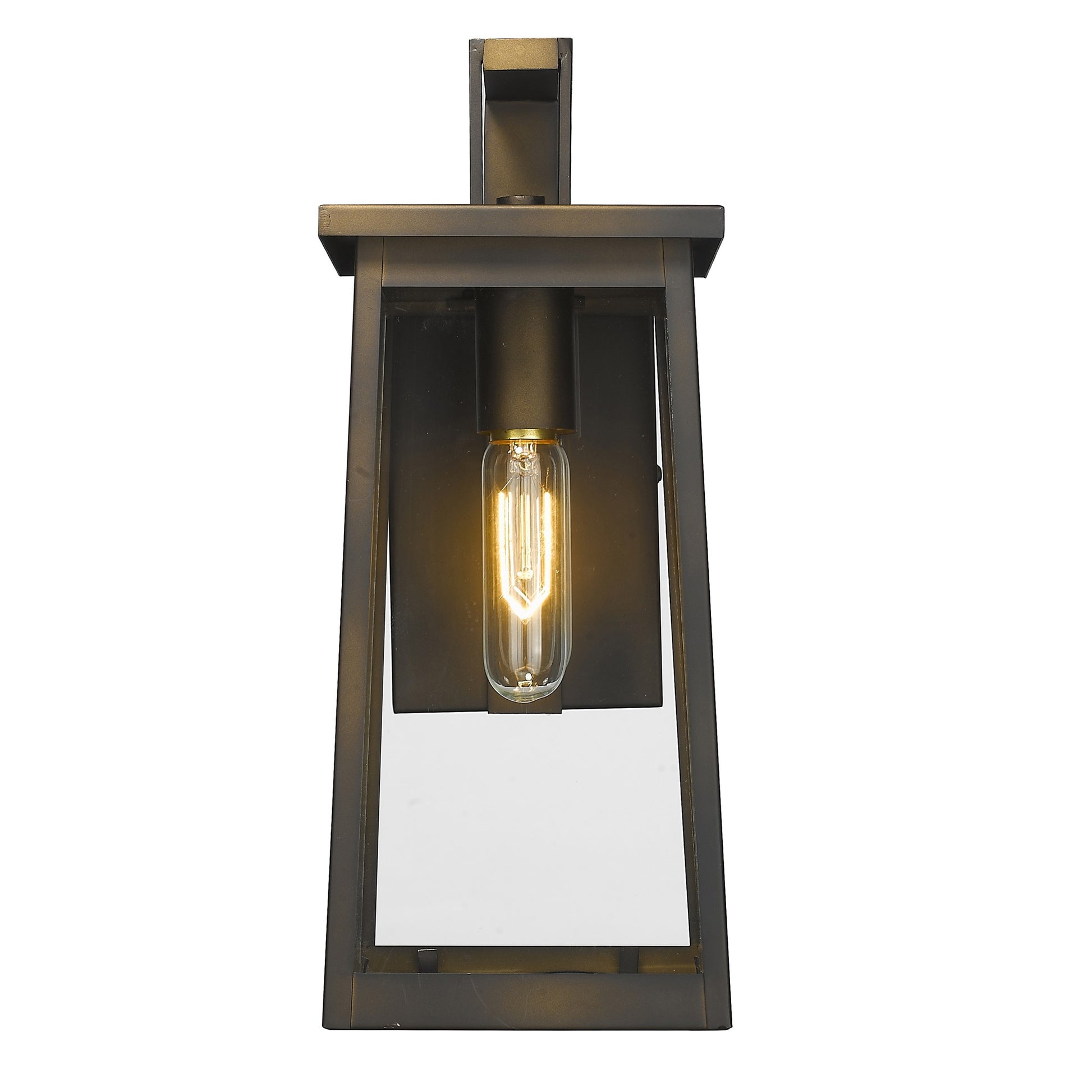 Burnished Bronze Contempo Elongated Outdoor Wall Light By Homeroots | Wall Lamps | Modishstore - 5