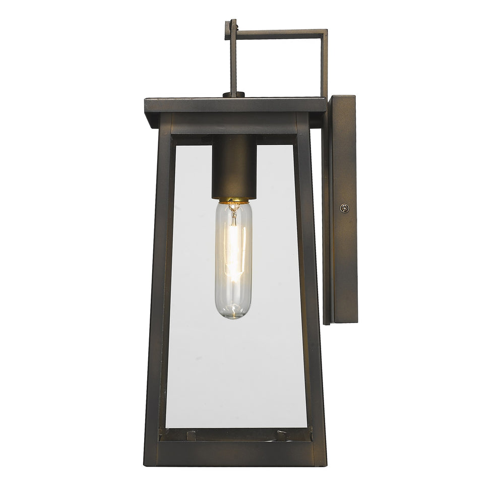 Burnished Bronze Contempo Elongated Outdoor Wall Light By Homeroots | Wall Lamps | Modishstore - 6