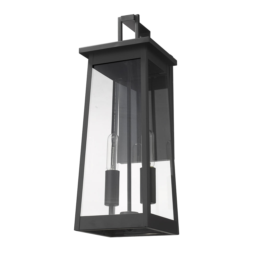 Alden 2-Light Matte Black Wall Light By Homeroots | Wall Lamps | Modishstore - 3