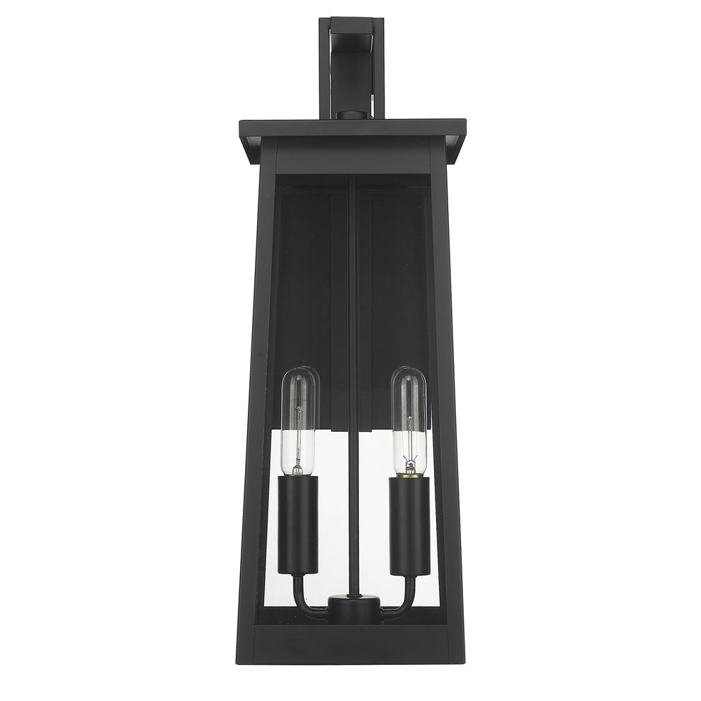 Alden 2-Light Matte Black Wall Light By Homeroots | Wall Lamps | Modishstore - 4
