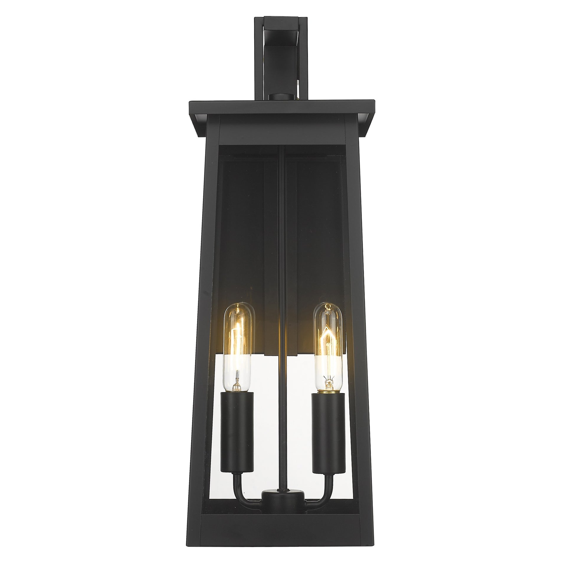 Alden 2-Light Matte Black Wall Light By Homeroots | Wall Lamps | Modishstore - 5