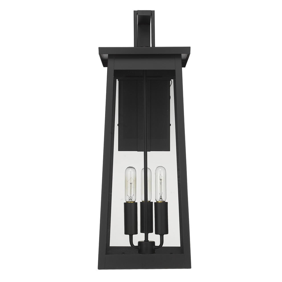 Alden 3-Light Matte Black Wall Light By Homeroots | Wall Lamps | Modishstore - 3