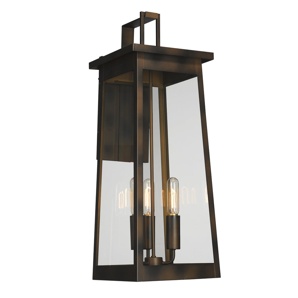Alden 3-Light Oil-Rubbed Bronze Wall Light By Homeroots | Wall Lamps | Modishstore - 7