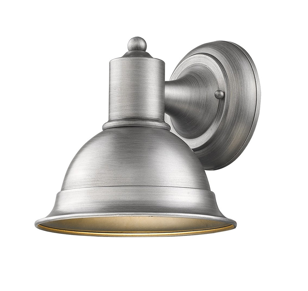 Brushed Silver Aluminum Wall Sconce By Homeroots | Sconces | Modishstore - 2