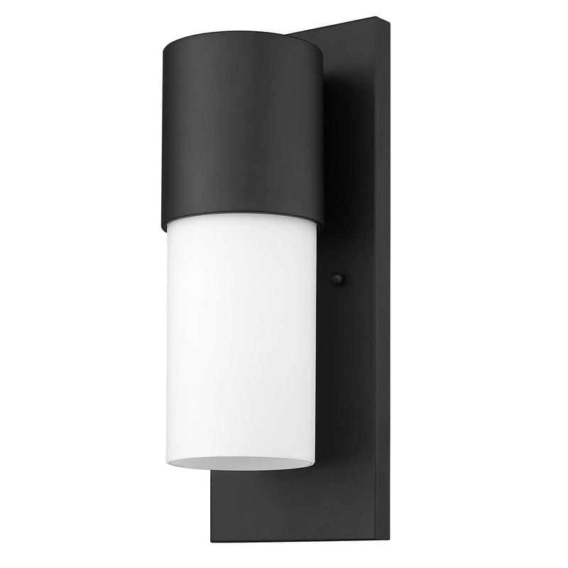 Contemporary Matte Black and White Wall Light By Homeroots | Wall Lamps | Modishstore