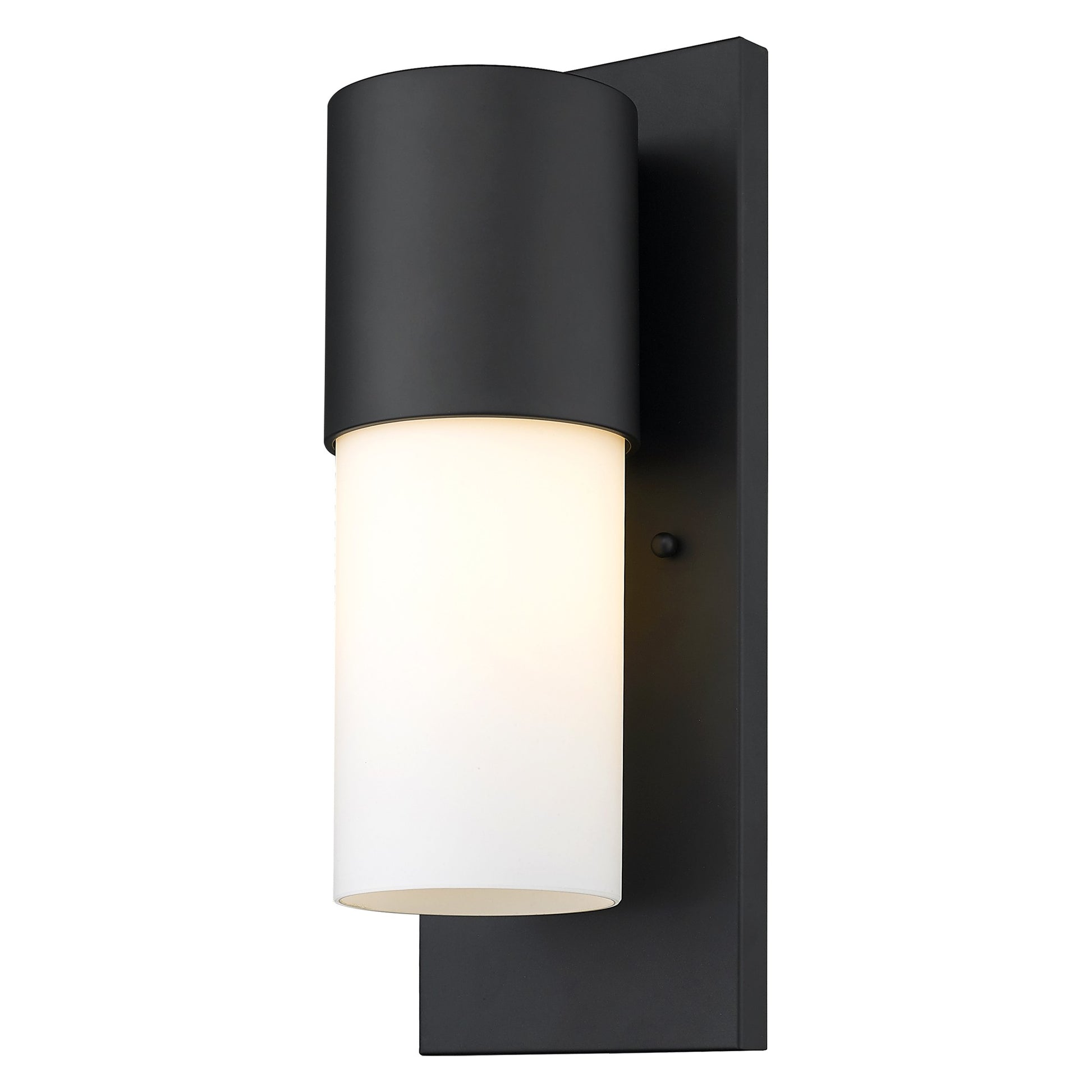 Contemporary Matte Black and White Wall Light By Homeroots | Wall Lamps | Modishstore - 2