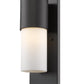Contemporary Antique Bronze and White Wall Light By Homeroots | Wall Lamps | Modishstore - 2