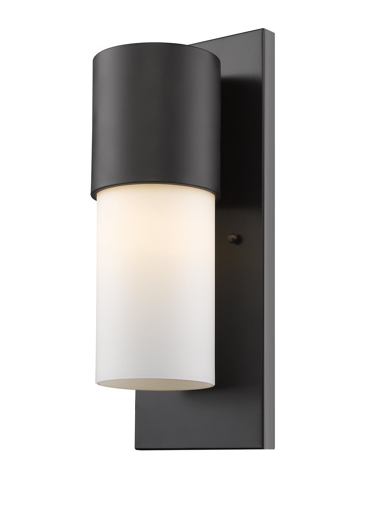 Contemporary Antique Bronze and White Wall Light By Homeroots | Wall Lamps | Modishstore - 2