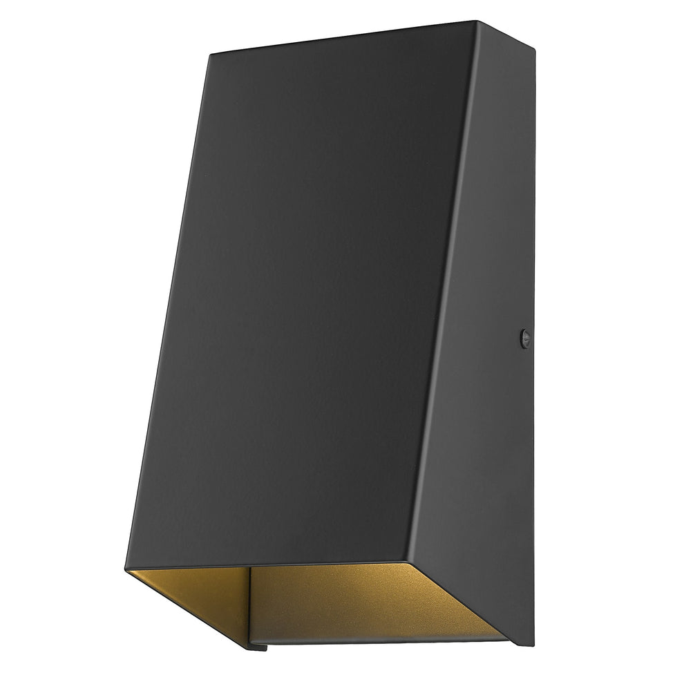 Matte Black Geometric Wall Sconce By Homeroots | Sconces | Modishstore - 2