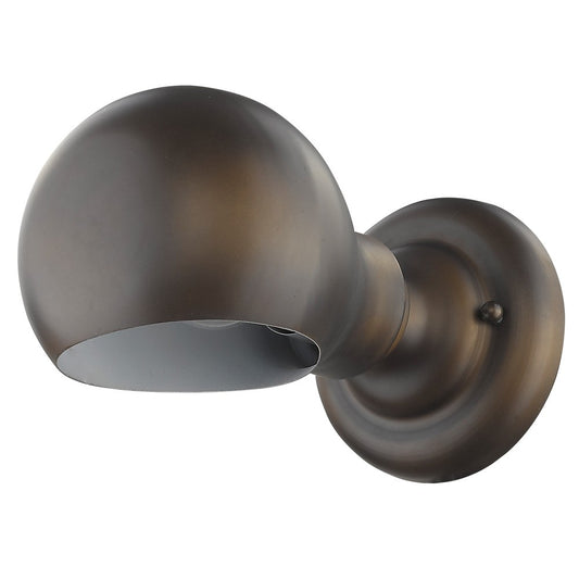Antique Bronze Rounded Wall Sconce By Homeroots | Sconces | Modishstore