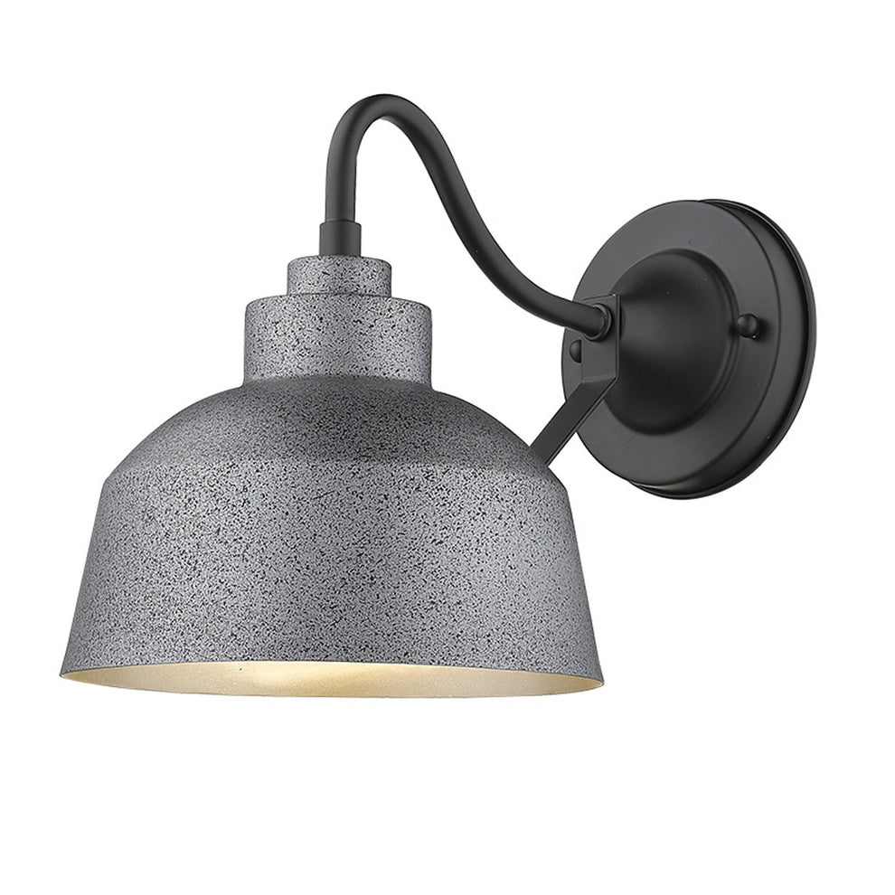 Barnes 1-Light Gray Wall Light By Homeroots | Wall Lamps | Modishstore - 2