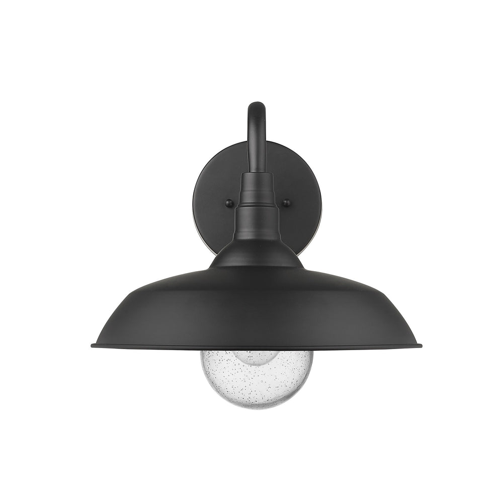 Burry 1-Light Matte Black Wall Light By Homeroots | Wall Lamps | Modishstore - 4