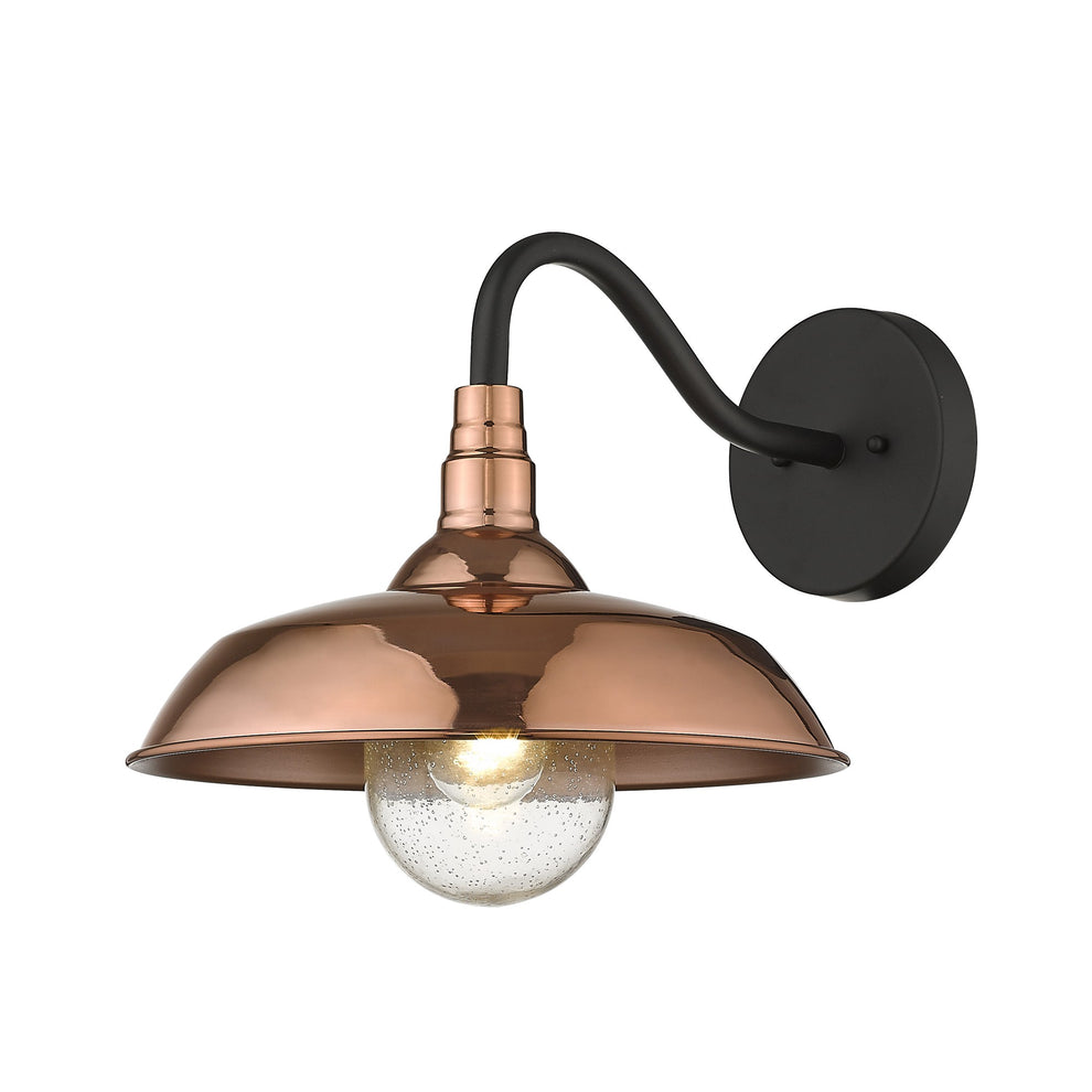 Burry 1-Light Copper Wall Light By Homeroots | Wall Lamps | Modishstore - 2
