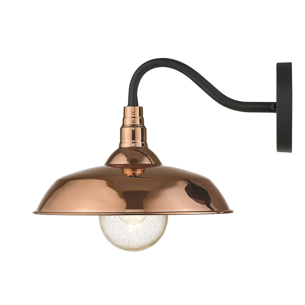 Burry 1-Light Copper Wall Light By Homeroots | Wall Lamps | Modishstore - 3