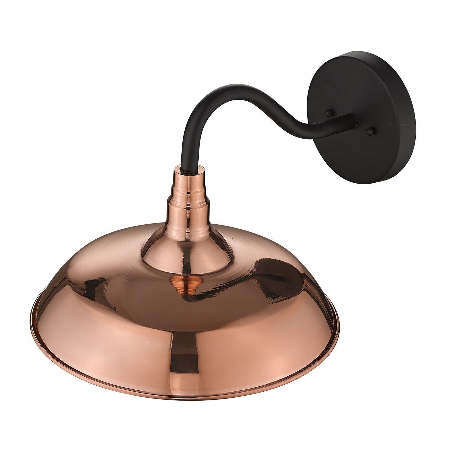 Burry 1-Light Copper Wall Light By Homeroots | Wall Lamps | Modishstore - 5