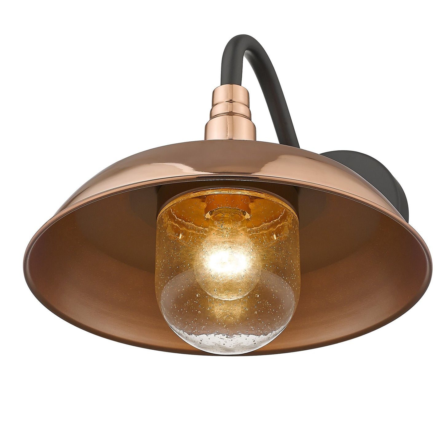 Burry 1-Light Copper Wall Light By Homeroots | Wall Lamps | Modishstore - 6