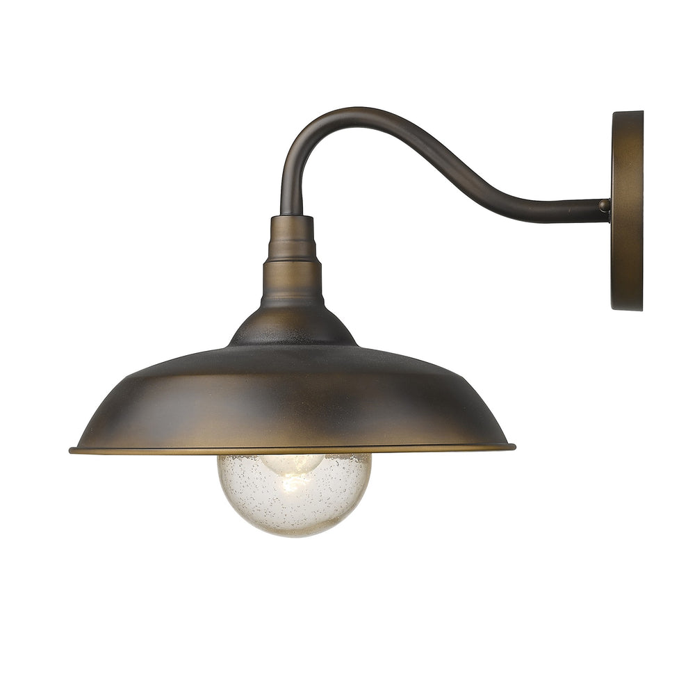 Burry 1-Light Oil-Rubbed Bronze Wall Light By Homeroots | Wall Lamps | Modishstore - 3