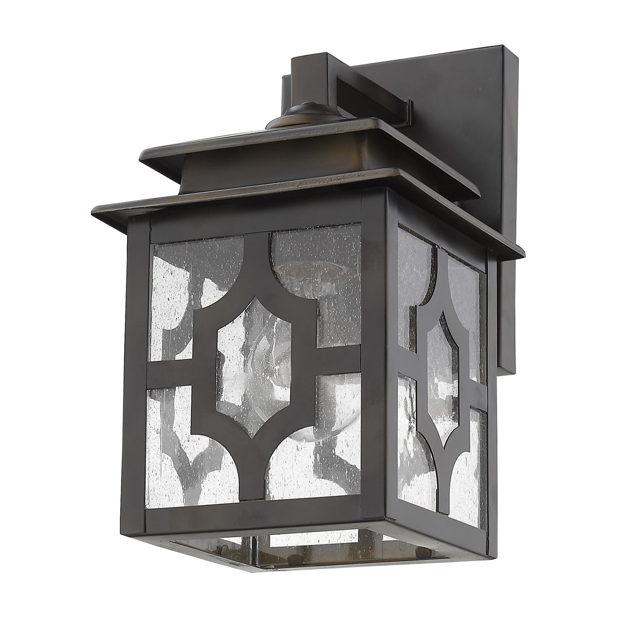 Antique Bronze Outdoor Lantern Wall Light By Homeroots | Wall Lamps | Modishstore