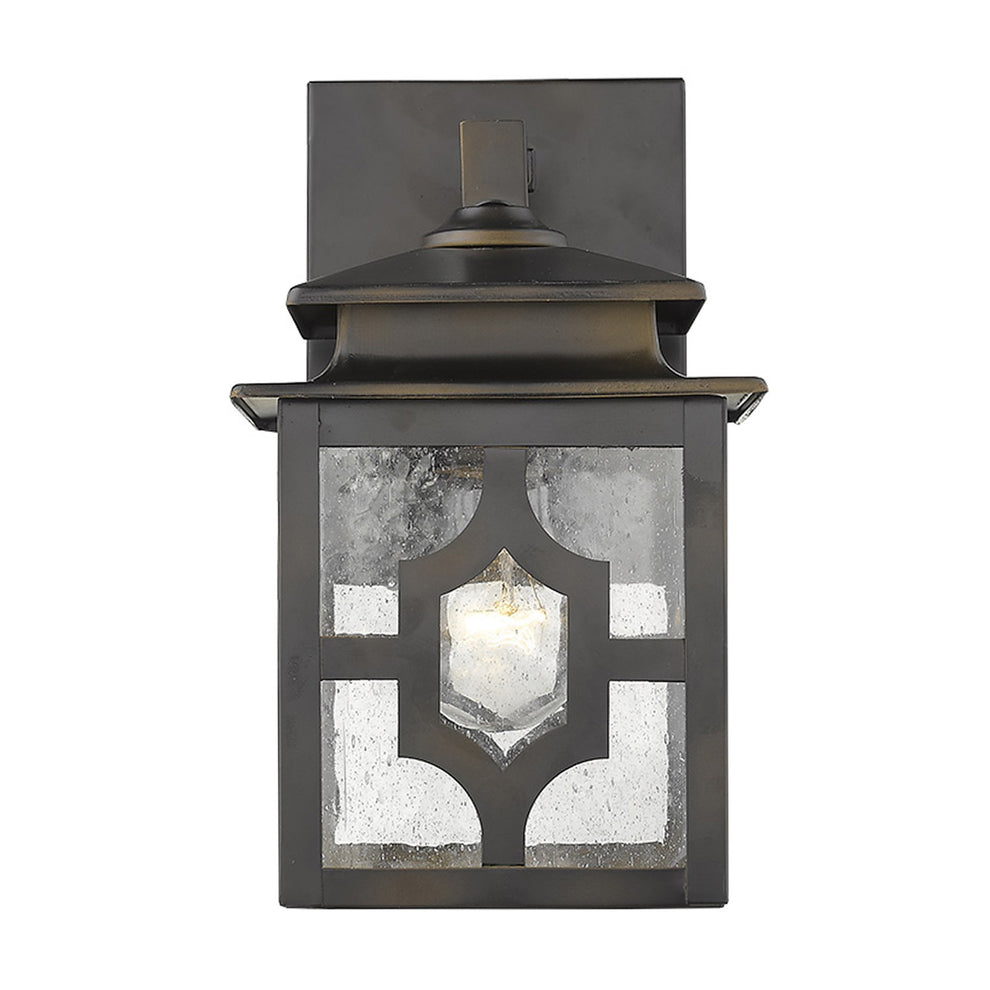 Antique Bronze Outdoor Lantern Wall Light By Homeroots | Wall Lamps | Modishstore - 4