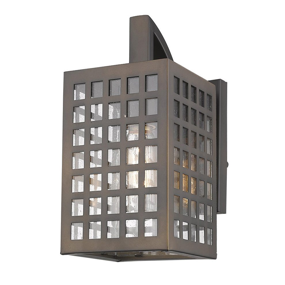Letzel 1-Light Oil-Rubbed Bronze Wall Light By Homeroots | Wall Lamps | Modishstore - 2