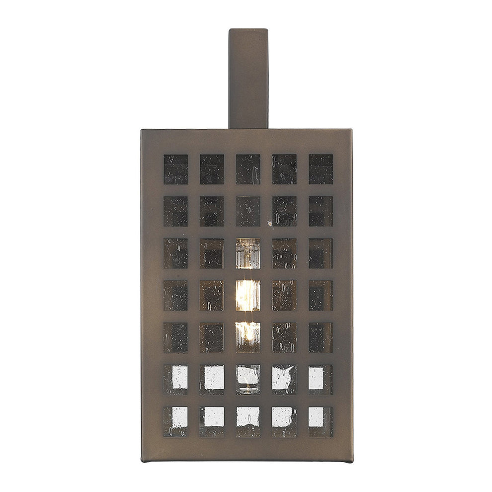 Letzel 1-Light Oil-Rubbed Bronze Wall Light By Homeroots | Wall Lamps | Modishstore - 4