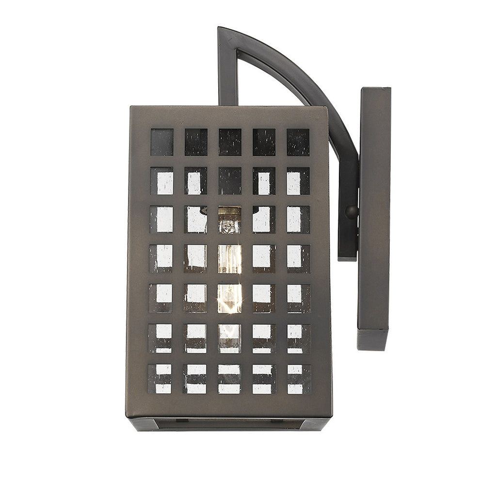 Letzel 1-Light Oil-Rubbed Bronze Wall Light By Homeroots | Wall Lamps | Modishstore - 6