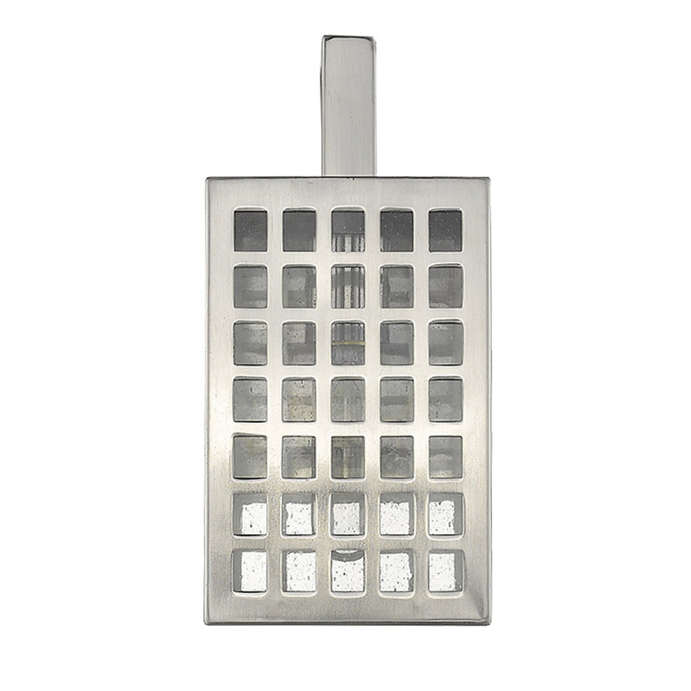 Letzel 1-Light Satin Nickel Wall Light By Homeroots | Wall Lamps | Modishstore - 3