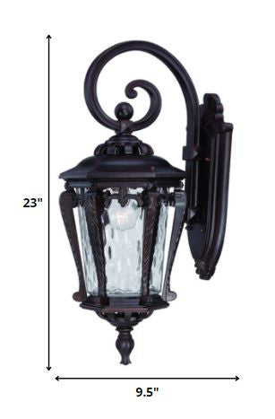 Stratford 1-Light Architectural Bronze Wall Light By Homeroots - 398529 | Wall Lamps | Modishstore - 5