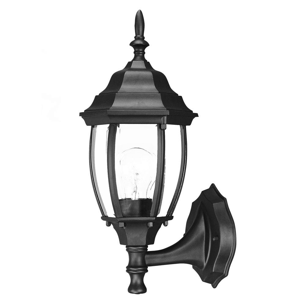 Matte Black Globe Lantern Wall Light By Homeroots | Wall Lamps | Modishstore