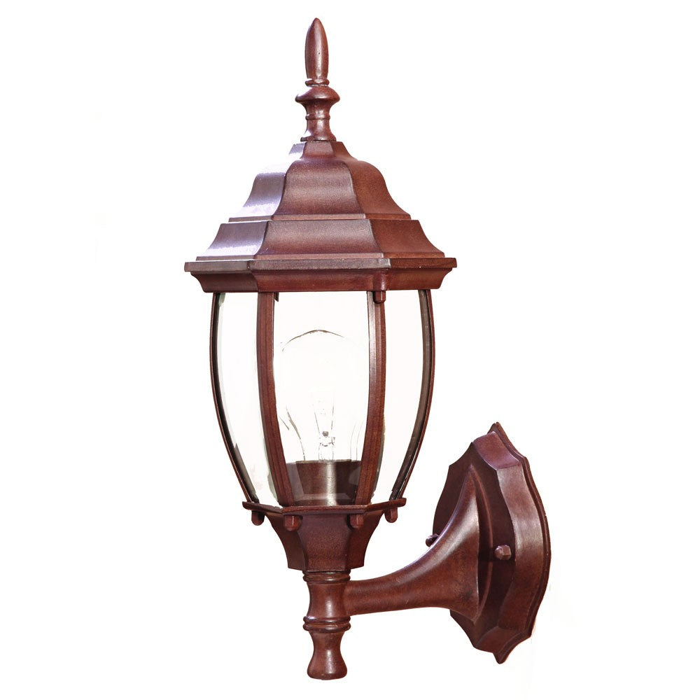 Dark Brown Globe Lantern Wall Light By Homeroots | Wall Lamps | Modishstore