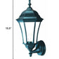 Matte Black Carousel Lantern Wall Light By Homeroots | Wall Lamps | Modishstore - 2
